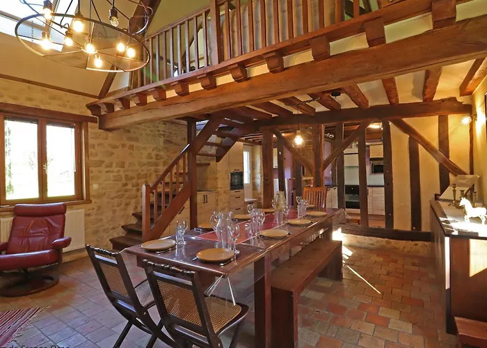 Maison Ancienne Avec Jardin Clos Pres Centre Equestre, Sejour Confortable - Fr-1-497-144 Les Ventes-de-Bourse